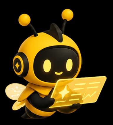 Exubee holding a task card and working industriously
