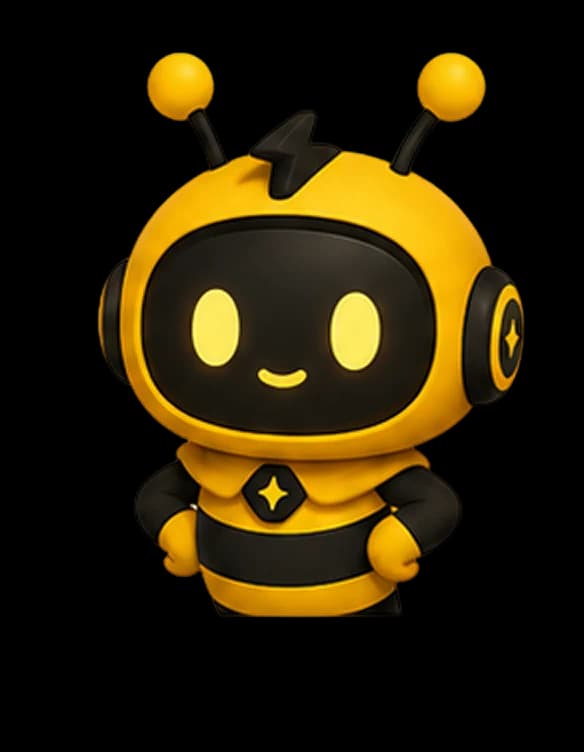 Exubee standing calmly with a warm smile